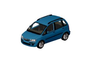 3D Cars - Fiat idea - 2005