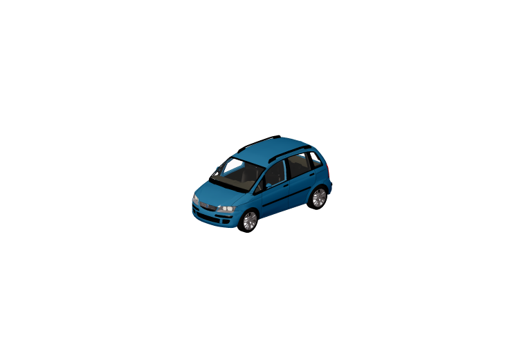 Automobiles 3D - Fiat idea du 2005 - ACCA software Automobiles 3D - Fiat idea du 2005 - ACCA software