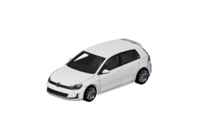 Autom&oacute;veis 3D - Volkswagen Golf s&eacute;rie 7 highline