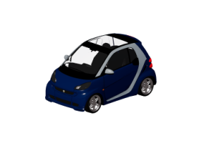 3D Autos - Smart fortwo