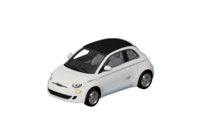 3D Autos - Fiat 500E