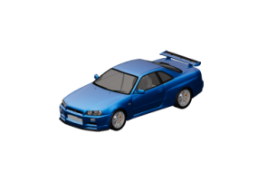 Autom&oacute;viles 3D - 1999 Nissan Skyline GT-R V Spec II