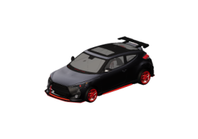 Autom&oacute;veis 3D - 2013 Hyundai Veloster Turbo