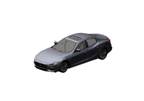 3D Cars - 2021 Maserati Ghibli Gransport Hybrid