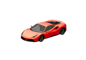 Automóveis 3D - Ferrari 488 GTB