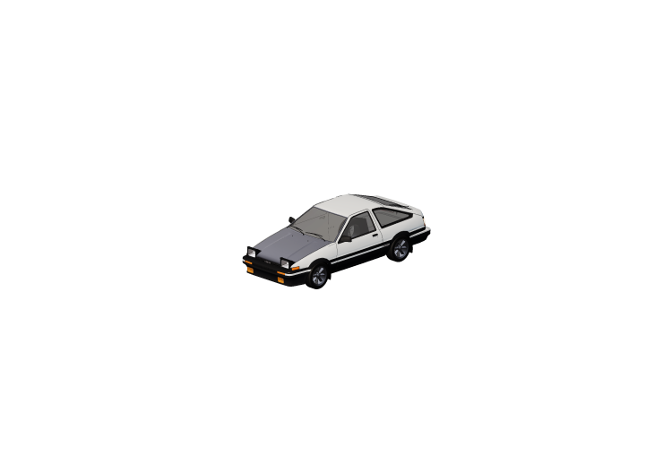 3D Autos - Toyota Trueno AE86 - ACCA software 3D Autos - Toyota Trueno AE86 - ACCA software