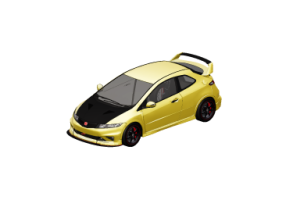 Autom&oacute;veis 3D - Honda Civic Type R