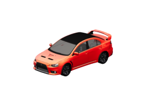 Autom&oacute;viles 3D - Mitsubishi Lancer Evolution X