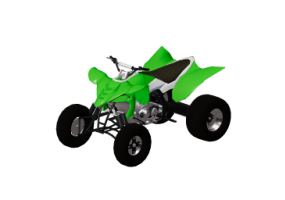 Motocicletas e bicicletas 3D - Quadriciclo