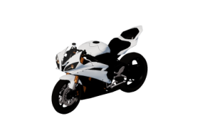Motocicletas e bicicletas 3D - Yamaha R6