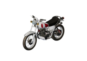 Motocicletas y Bicicletas 3D - Moto vintage