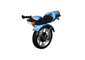 Motos et Vélos 3D - Moto électrique à une seule roue