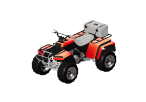Motocicletas e bicicletas 3D - Quadriciclo