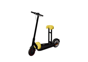 Motocicletas y Bicicletas 3D - Esc&uacute;ter el&eacute;ctrico Xiaomi Mi scooter 2 con asiento
