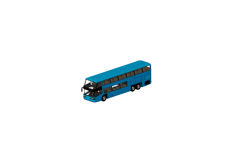 Caminhões e Ônibus 3D - Autocarro com dois anderes - ACCA... Caminhões e Ônibus 3D - Autocarro com dois anderes - ACCA...