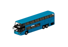 3D Lastwagen und Busse - Doppeldeckerbus