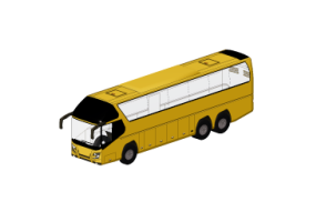 Caminh&otilde;es e &Ocirc;nibus 3D - Autocarro