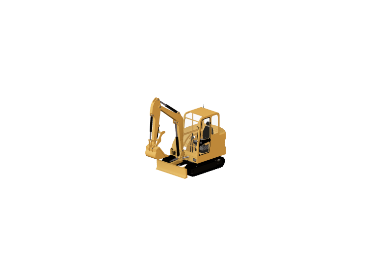 Máquinas para construção 3D - Escavadeira - ACCA software Máquinas para construção 3D - Escavadeira - ACCA software