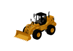 M&aacute;quinas para constru&ccedil;&atilde;o 3D - Carregadeira de rodas
