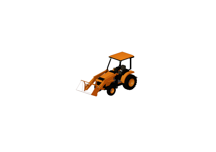 Maquinarias de obra 3D - Tractor agrícola - ACCA software Maquinarias de obra 3D - Tractor agrícola - ACCA software