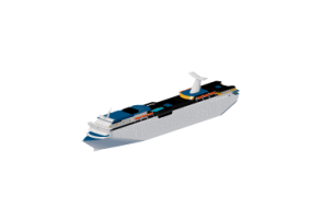 Boats, Planes and Trains 3D - Cruise ship