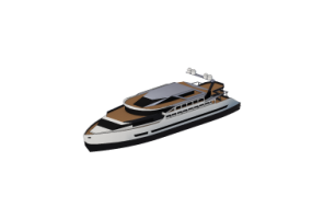 Barcos, Avi&otilde;es e Trens 3D - Iate de luxo