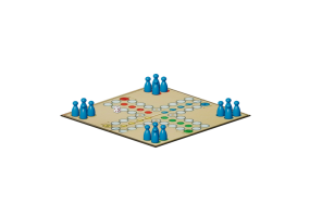 3D Table Games - Parcheesi