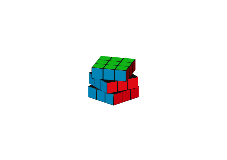 3D Spielzeug - Rubiks Würfel - ACCA software 3D Spielzeug - Rubiks Würfel - ACCA software
