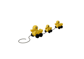 3D Spielzeug - Enten