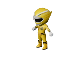 Jogos - Est&aacute;tua Yellow Ranger