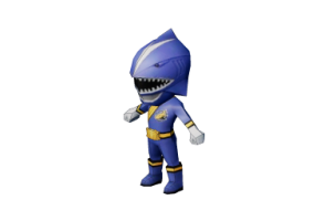 Juguetes 3D - Estatuilla Blue Ranger