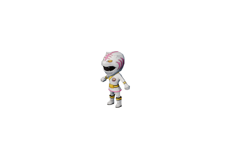 3D Spielzeug - Pink Ranger-Figur - ACCA software 3D Spielzeug - Pink Ranger-Figur - ACCA software