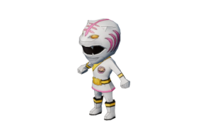 3D Toys - Small statue - Pink Ranger