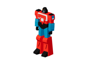 Juguetes 3D - Estatuilla de transformer