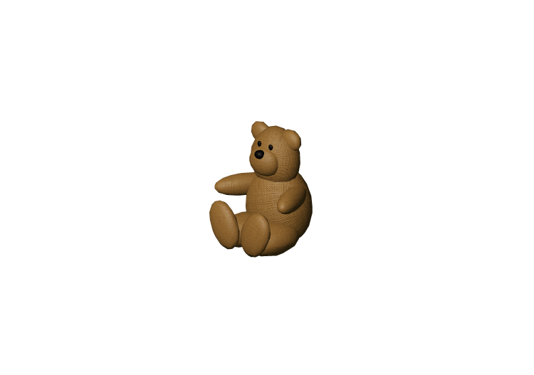 3D Toys - Toy bear - ACCA software 3D Toys - Toy bear - ACCA software