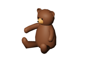3D Toys - Toy bear