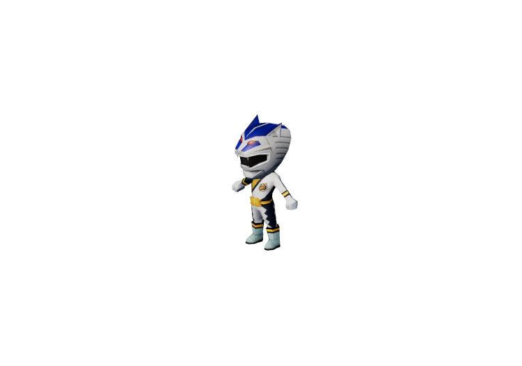 Jouets - Petite statue White Ranger - ACCA software Jouets - Petite statue White Ranger - ACCA software