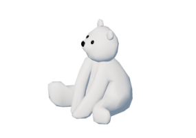 Juguetes 3D - Peluche oso polar