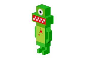3D Toys - Small statue - frog