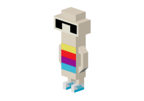Juguetes 3D - Estatuilla Cool guy