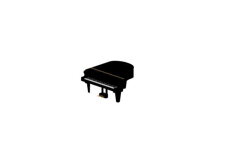 Instrumentos Musicales 3D - Tablero de cola - ACCA software Instrumentos Musicales 3D - Tablero de cola - ACCA software