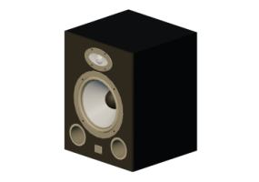 Instrumentos Musicales 3D - Caja ac&uacute;stica compacta
