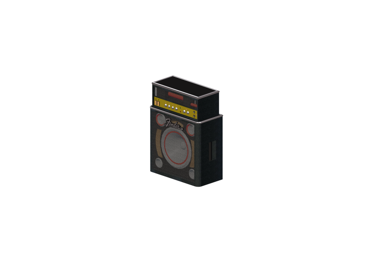 3D Musical Instruments - Fender Amplifier - ACCA software 3D Musical Instruments - Fender Amplifier - ACCA software