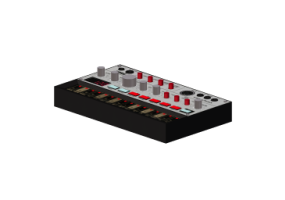 3D Musikinstrumente - Korg Volca Bass