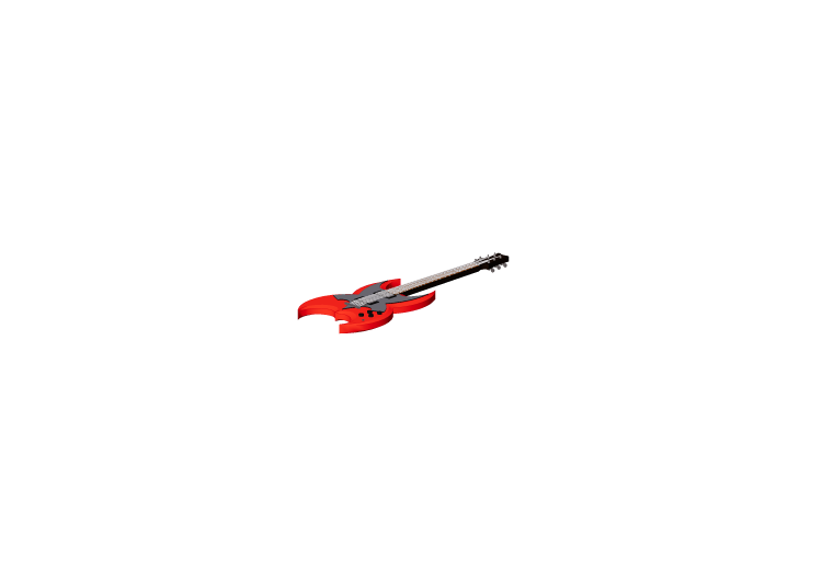 Instrumentos Musicales 3D - Guitarra eléctrica metal - ACCA... Instrumentos Musicales 3D - Guitarra eléctrica metal - ACCA...