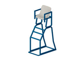 3D Gaming gear - Umpire tennis seat.
