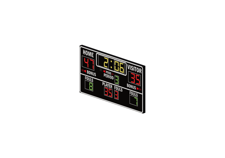 Ferramentas para Jogo - Marcador de basquetebol - ACCA... Ferramentas para Jogo - Marcador de basquetebol - ACCA...
