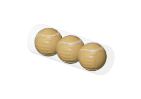 3D Spielger&auml;te - Rohr f&uuml;r Tennisb&auml;lle