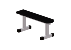Fitness 3D - Banco plano