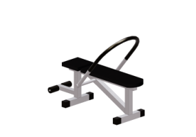 Fitness 3D - Panca per addominali